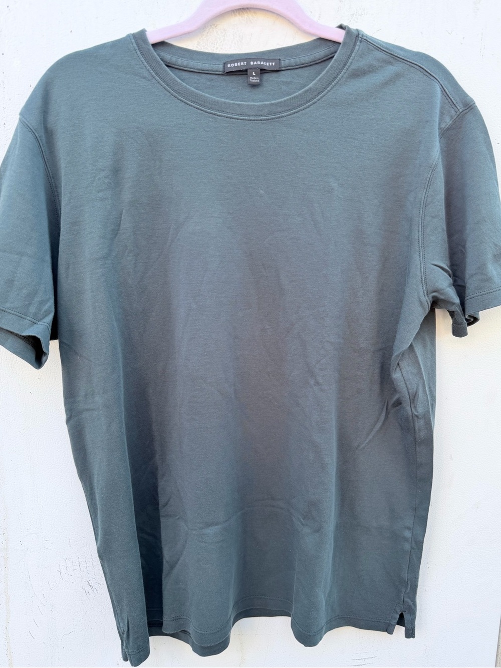 Robert Barakett Short-Sleeve Crewneck T-Shirt in Forest Teal